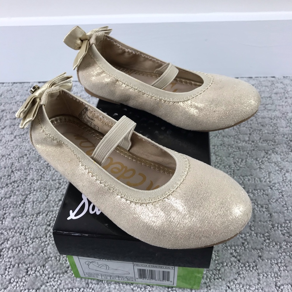 Sam Edelman Felicia Esmerelda gold flats